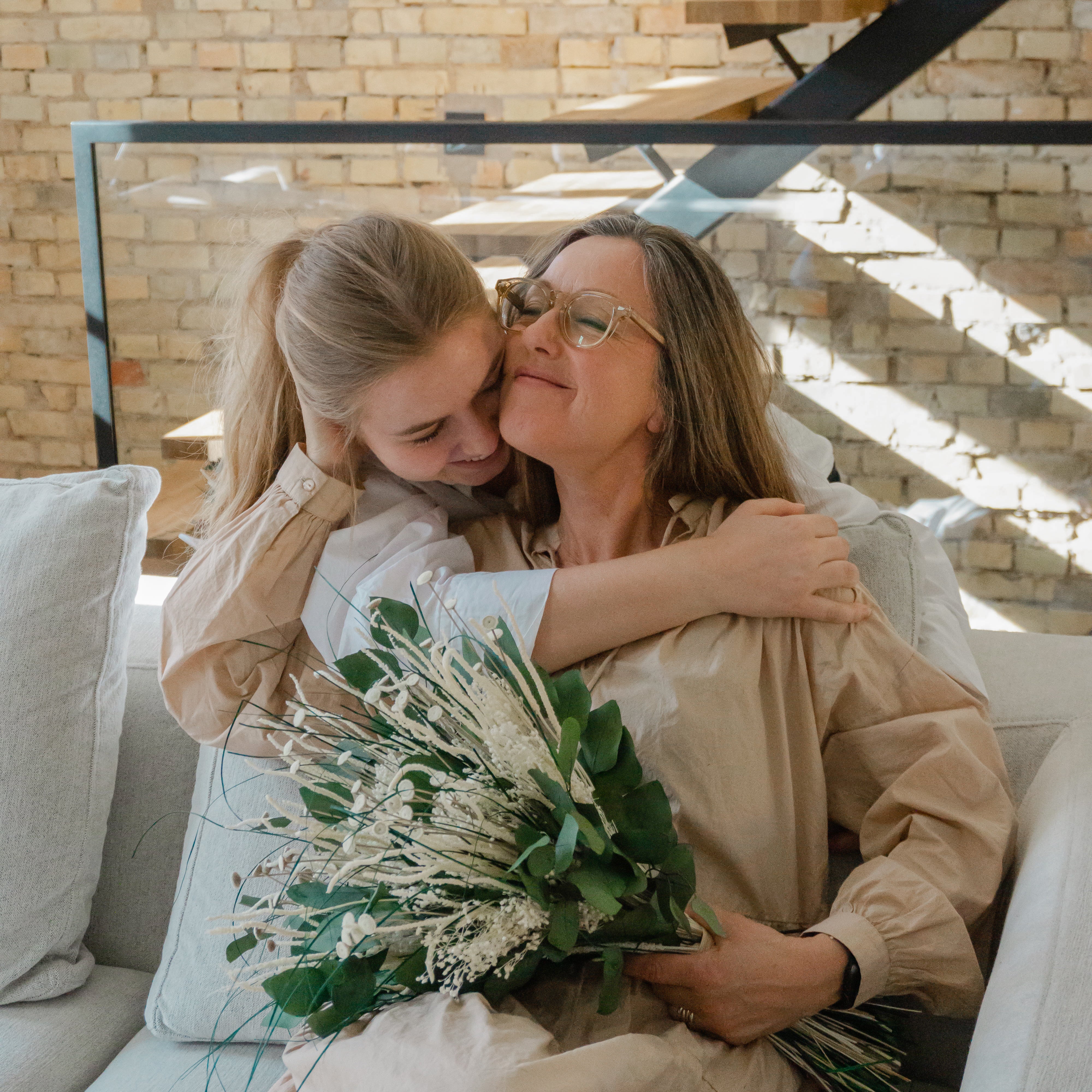 KĂŠrlig hilsen buket blomster