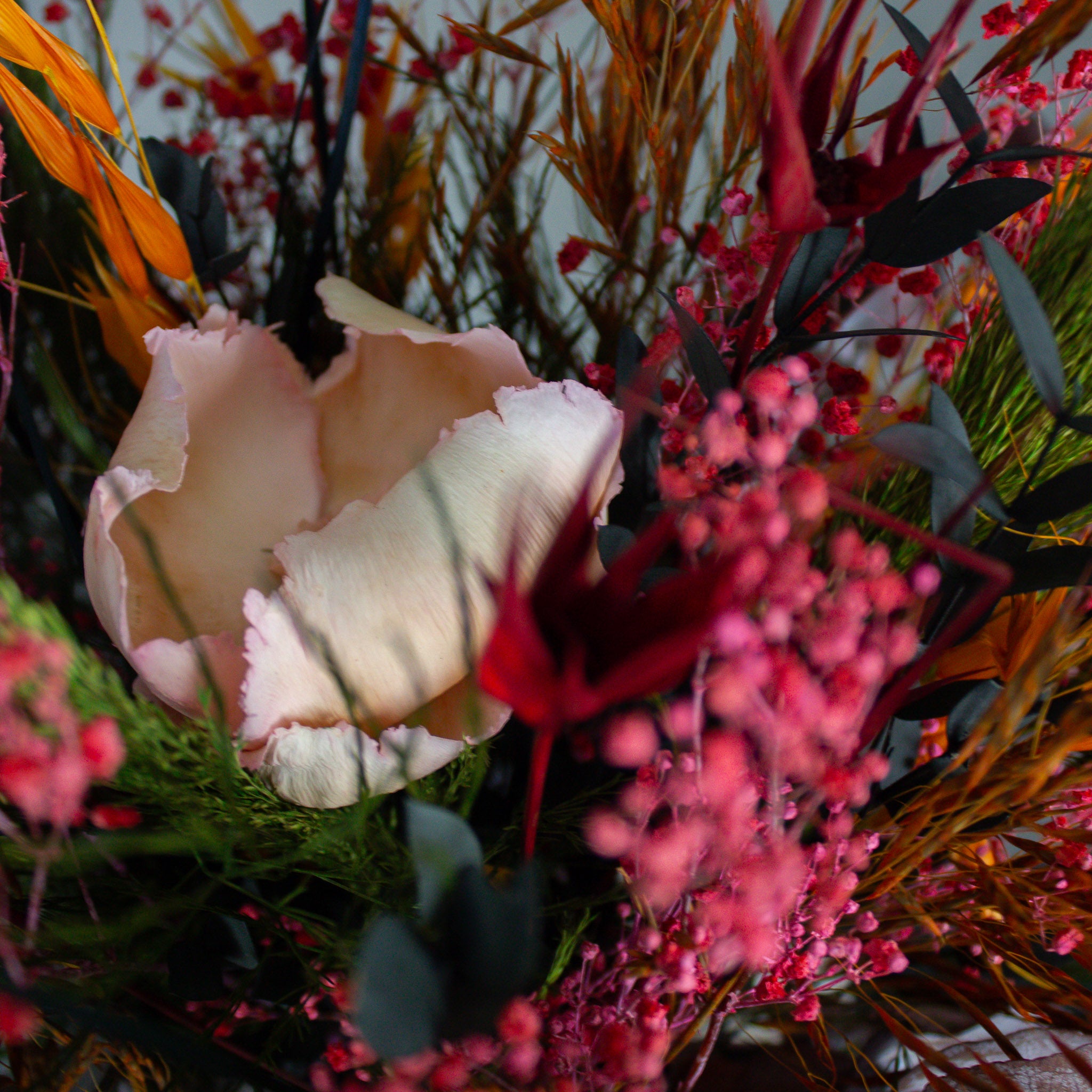 Sommer blomster i pink farver