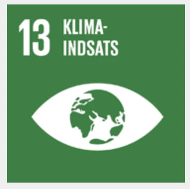 SDG symbol: Klimaindsats