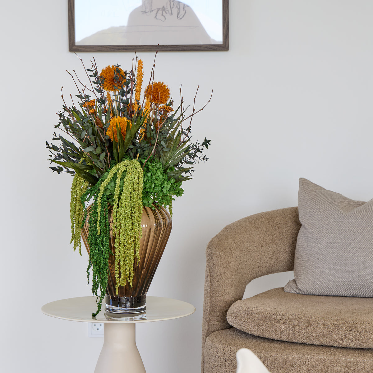 Langtidsholdbare blomster - Orange Blomster
